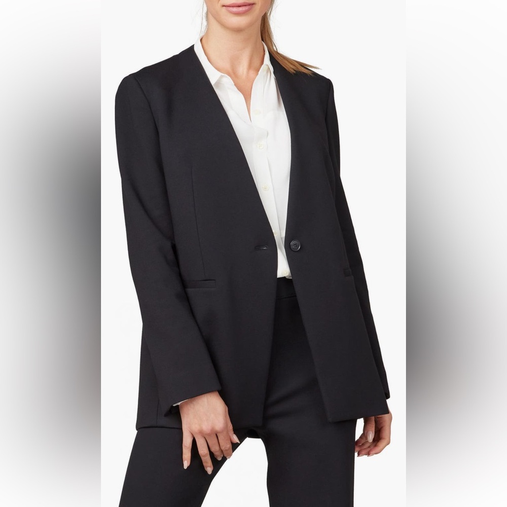 Spanx Collarless Oversize Ponte Knit Blazer